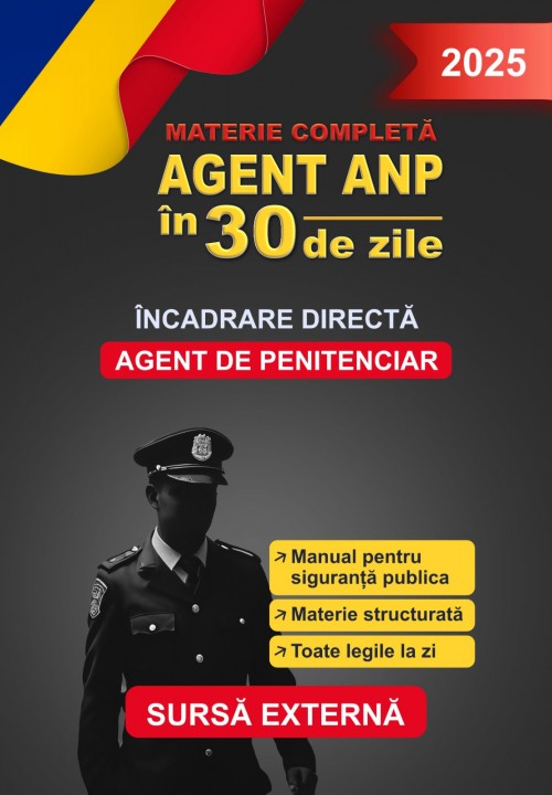 AGENT DE PENITENCIAR - SURSA EXTERNA 