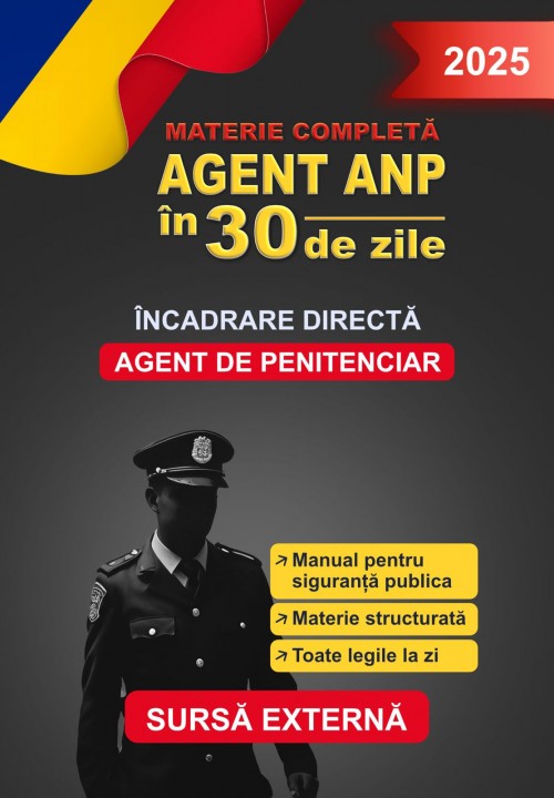 Agent ANP in 30 de zile  -  Conducator auto (Materie Digitala)