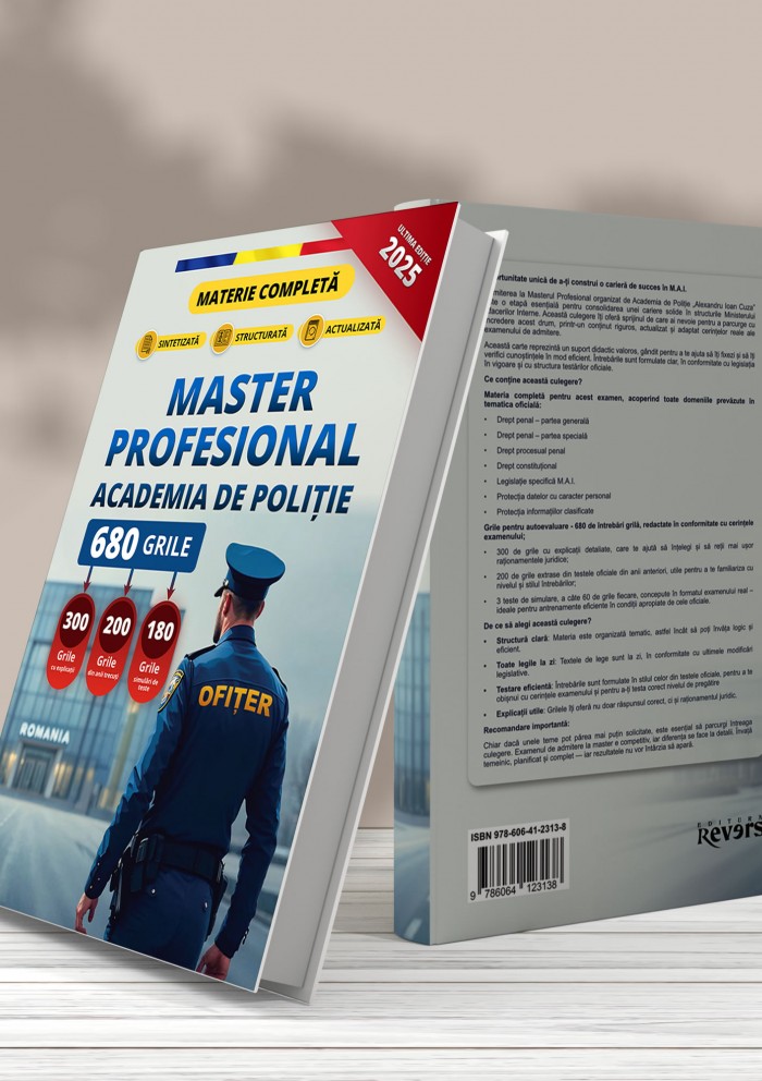 MASTER PROFESIONAL / ACADEMIA DE POLITIE
