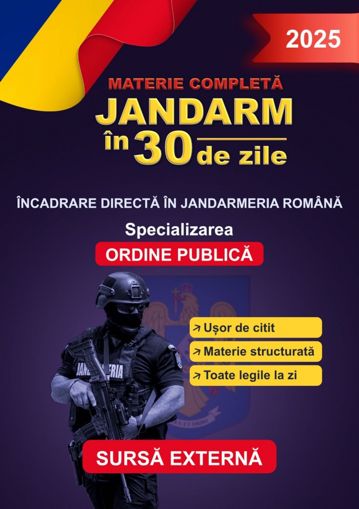 JANDARM - ORDINE PUBLICA - SURSA EXTERNA JANDARM - ORDINE PUBLICA - SURSA EXTERNA